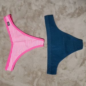 Body by Victoria and Victoria's Secret PINK Thong Panties